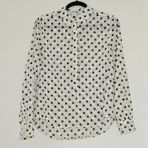 J Crew Polka Dot Blouse